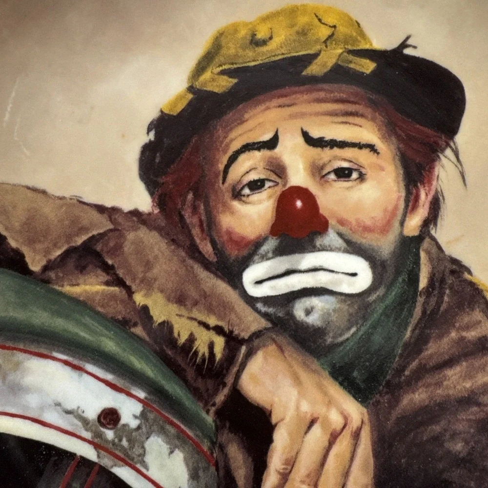Jon Helland Decorative Clown Plate‎
